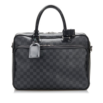 Louis Vuitton Icare Business Bag Blue Damier Graphite Leather/canvas