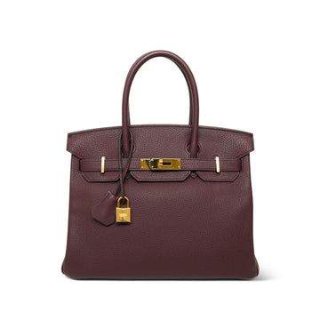 Birkin 30 Bordeaux Togo  D Stamp