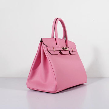 Hermes 35cm Birkin Bag Leather Leather Pink Gold