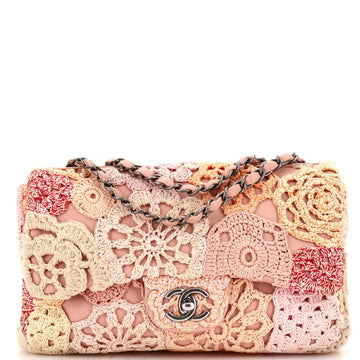 CHANEL Paris-Seoul Flap Bag Crochet and Lambskin Medium