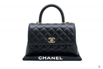 Top Quality Chanel A92990 B05061 Small Coco Handle Black / 94305 Leather Shoulder Bags Pbhw