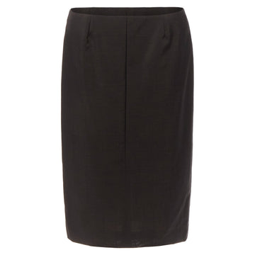 Gucci Tom Ford wool mohair mid waist back slit pencil skirt