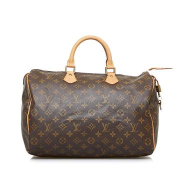Louis Vuitton Speedy 35 Monogram Leather/canvas