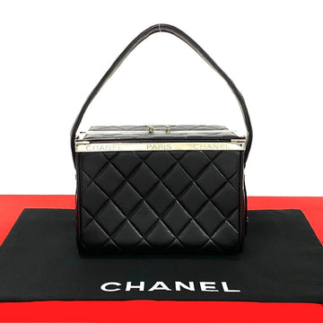 Chanel Kannon Vanity Leather Handbag