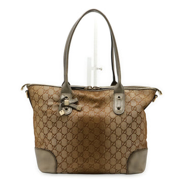 Heart Bit Zip Tote GG Lurex Medium
