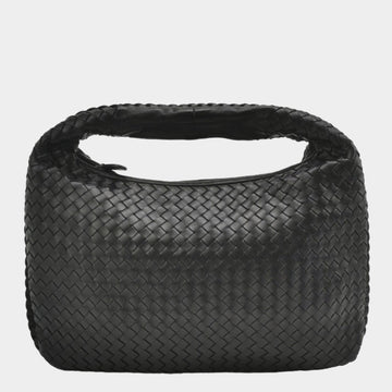 Bottega Veneta Intrecciato Hobo Bag Medium Black Lambskin leather 40cm