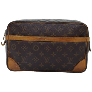 Louis Vuitton Compiegne 28  Canvas Clutch Bag