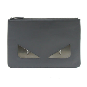 Fendi  Leather Clutch Bag Pouch ()