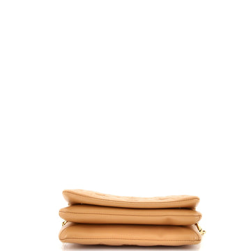 Coussin Pochette Monogram Embossed Leather