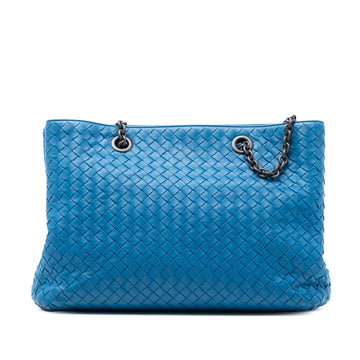 Double Chain Tote Intrecciato Nappa Medium
