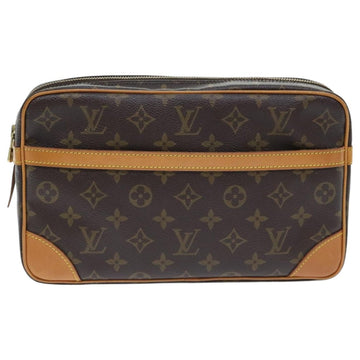 Louis Vuitton Compiegne 28  Canvas Clutch Bag