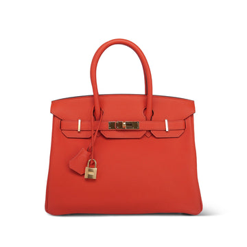 Birkin 30 Capucine Veau Togo  C Stamp