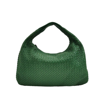 Bottega Veneta Veneta Hobo Medium Large Parakeet Green 47cm Lambskin Leather