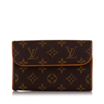 Louis Vuitton Pochette Florentine Monogram Leather/canvas