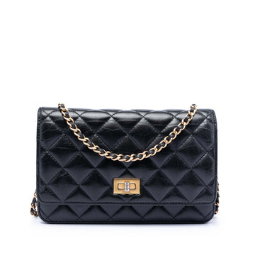 Reissue 2.55 Wallet on Chain Quilted Aged Calfskin