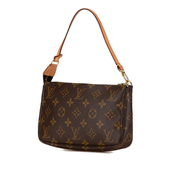 Brown Louis Vuitton Monogram Pochette Accessoires Shoulder Bag