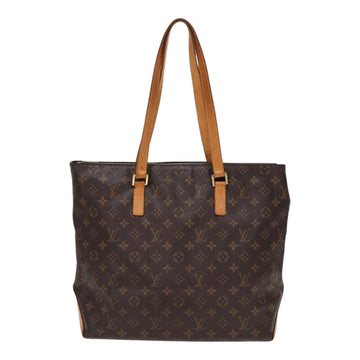 Louis Vuitton Cabas Mezzo  Leather Tote Bag