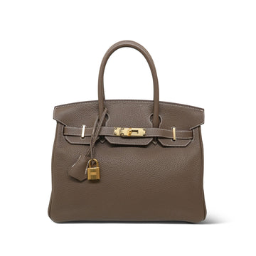 Birkin 30 Etoupe Veau Togo  Y Stamp