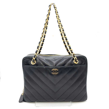 Top Quality Chanel Leather V-Stitch Chain Shoulder Bag
