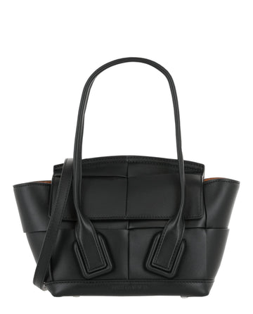 Bottega Veneta Womens Arco 33 Mini Grainy Leather Top-Handle Bag