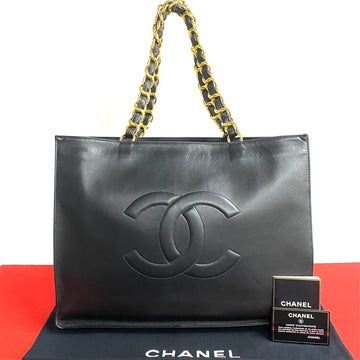 Chanel Deauville Lambskin Tote Bag