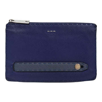 Fendi Selleria  Leather Clutch Bag