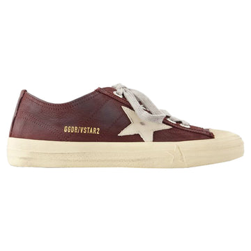 V-Star 2 Sneakers - Golden Goose Deluxe Brand - Leather - Red