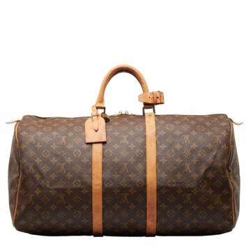Louis Vuitton Keepall 55  Canvas Travel Bag