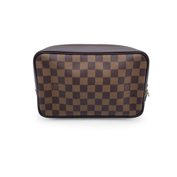 LOUIS VUITTON Vintage Damier Ebene Trousse Toilette Cosmetic Bag