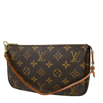 Louis Vuitton Pochette Accessoires  Canvas Clutch Bag