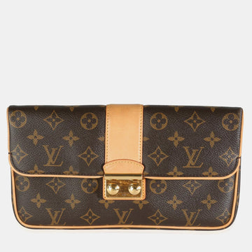 x Sofia Coppola Monogram Canvas Slim Clutch Bag