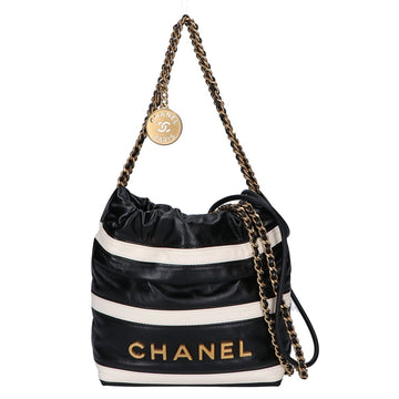 Chanel 22 Mini Shiny Calfskin Handbag