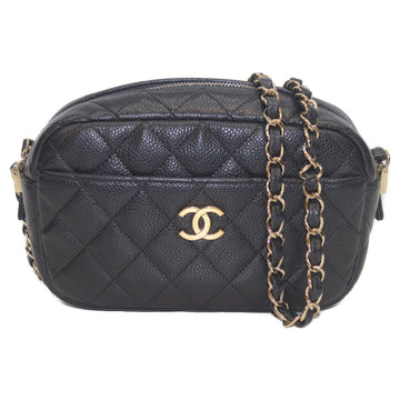 Chanel Camera Chain Caviar Shoulder Bag