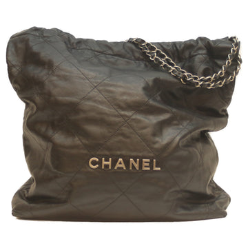 Chanel 22 Shiny Calfskin Shoulder Bag