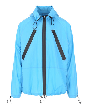 Bottega Veneta Mens Hooded Zip Lightweight Jacket