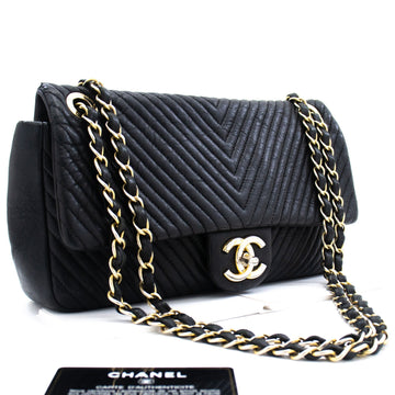 Top Quality Chanel Chevron V-Stitch Leather Chain Shoulder Bag Single New Mat