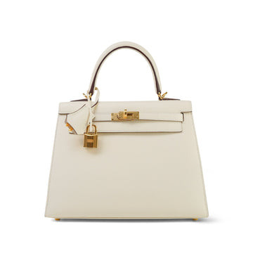 Kelly Sellier 25 Nata leather  U Stamp