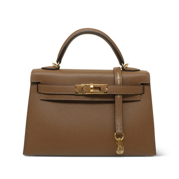 Mini Kelly Sellier Alezan Veau leather  Z Stamp