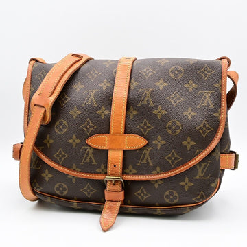 Louis Vuitton Saumur 30  Canvas Shoulder Bag