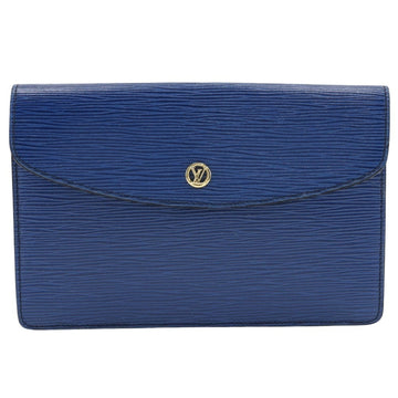 Louis Vuitton Montaigne  Leather Clutch Bag
