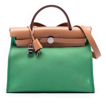 Herbag Zip Leather and Toile 31