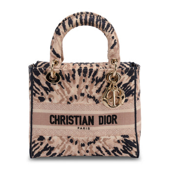Dior Pink Tie Dye Canvas Medium Lady D-Lite Bag