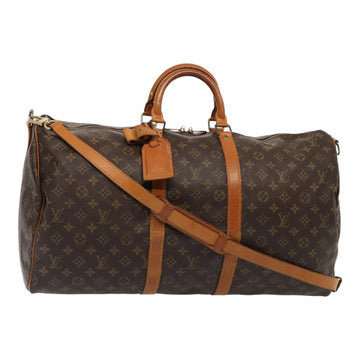 Louis Vuitton Keepall Bandouliere 55  Canvas Travel Bag