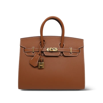 Birkin 25 Gold leather  B Stamp