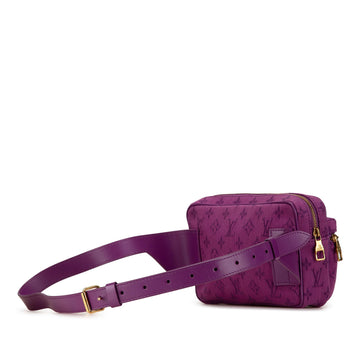 Purple Louis Vuitton Monogram Denim Outdoor Bumbag Belt Bag
