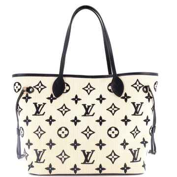 Neverfull NM Tote By The Pool Monogram Raffia MM