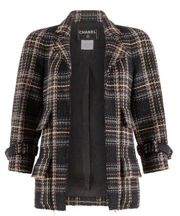 Navy Multi Tweed Jacket