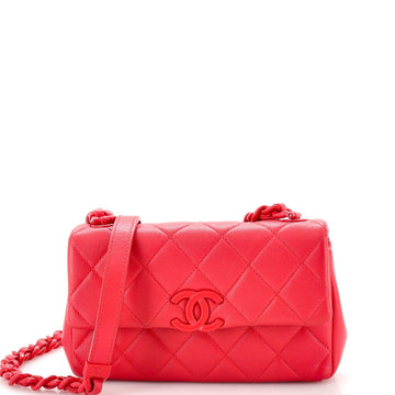 CHANEL My Everything Flap Bag Quilted Caviar Small