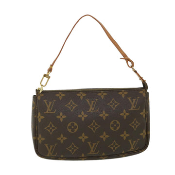 Louis Vuitton Pochette Accessoire  Canvas Clutch Bag