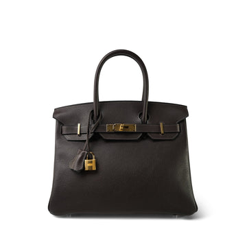 Birkin 30 Ebene Barenia Faubourg  Z Stamp